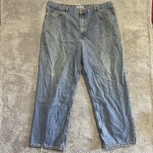 Old Navy Wide Leg Jeans Size 42X32 Mens Vintage Blue Denim Medium‎ Wash Y2K